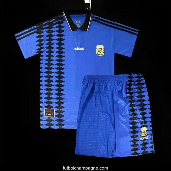 Retro Kids 1994 Argentina Away Jersey - Image 2