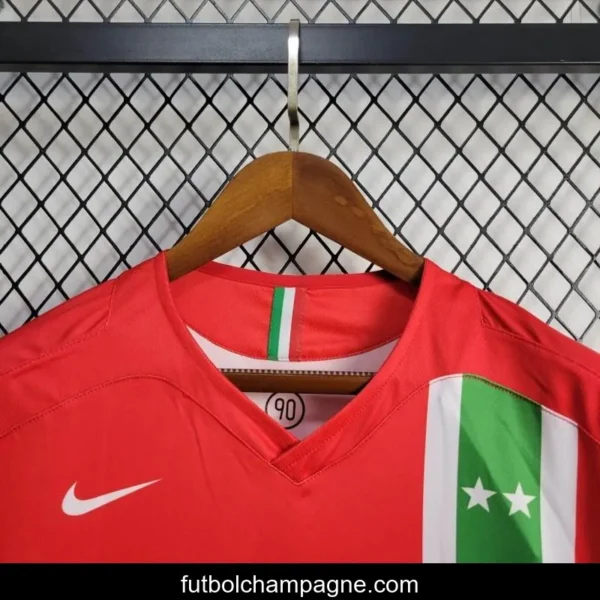 Retro 05_06 Juventus Away Red Jersey - Image 2