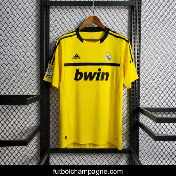 Retro 2011_12 Real Madrid Yellow Goalkeeper Jersey - Image 6