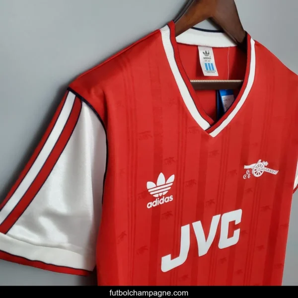 Retro 88_89 Arsenal home Soccer Jersey - Image 3