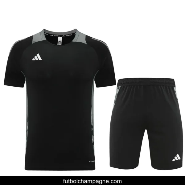 24_25 Adidas Black Short Sleeve Jersey+Shorts - Image 8