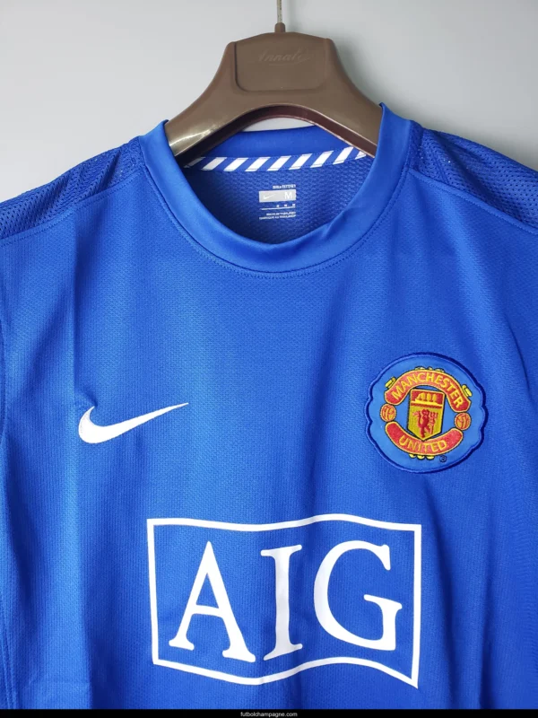 Retro 08_09 Manchester United Third short sleeve Soccer Jersey - Image 4