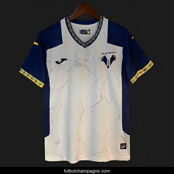 24_25 Hellas Verona Away White Jersey - Image 2