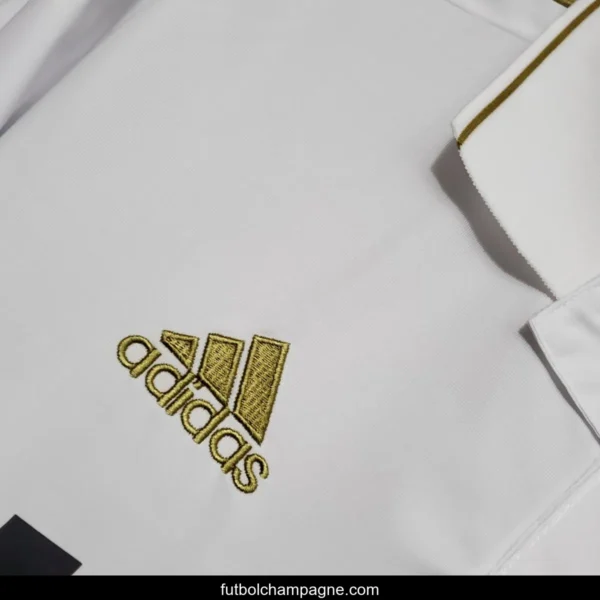 Retro Real Madrid 11_12 Long sleeve home Soccer Jersey - Image 3