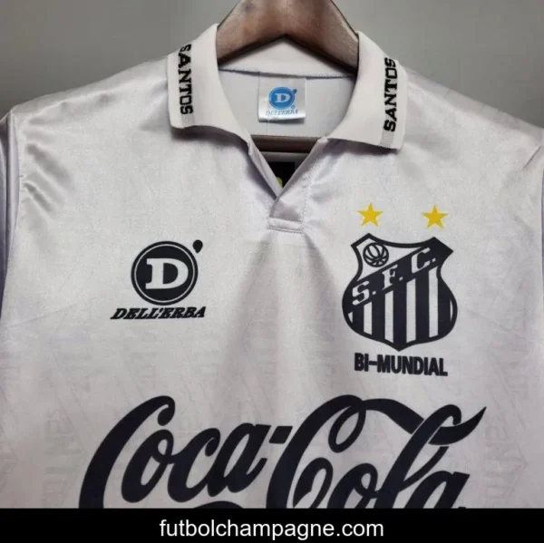 Retro 93_94 Santos Home Jersey - Image 2