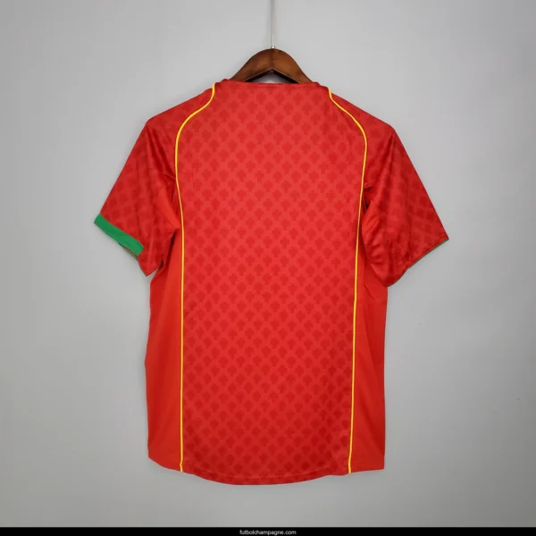 Retro Portugal 2004 home Soccer Jersey - Image 2