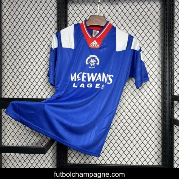 Retro 92_94 Glasgow Rangers Home Jersey - Image 4