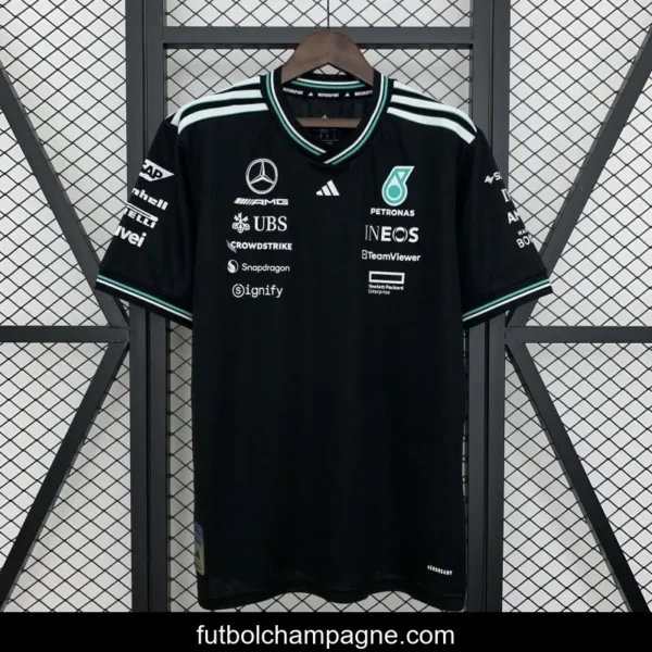 2025 F1 Formula AMG Black T-Shirt - Image 3