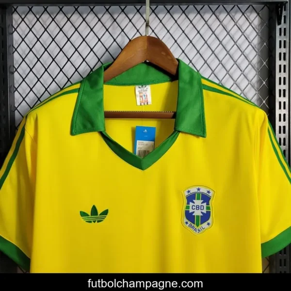 Retro 1997 Brazil Home Jersey - Image 4