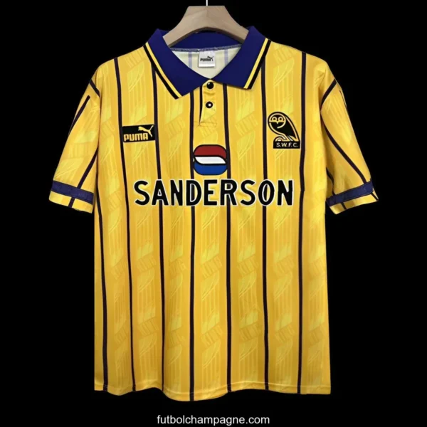 Retro 93_94 Sheffield Wednesday Home Jersey - Image 2