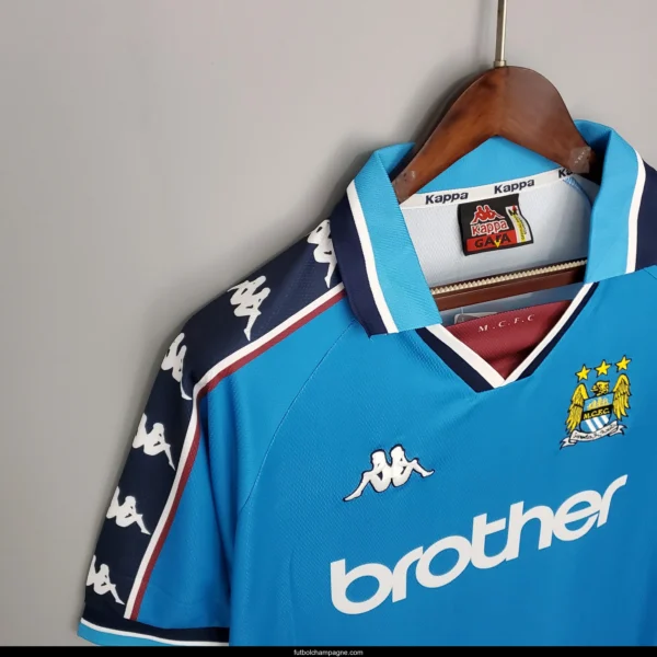 Retro Manchester City 97_99 home Soccer Jersey - Image 3