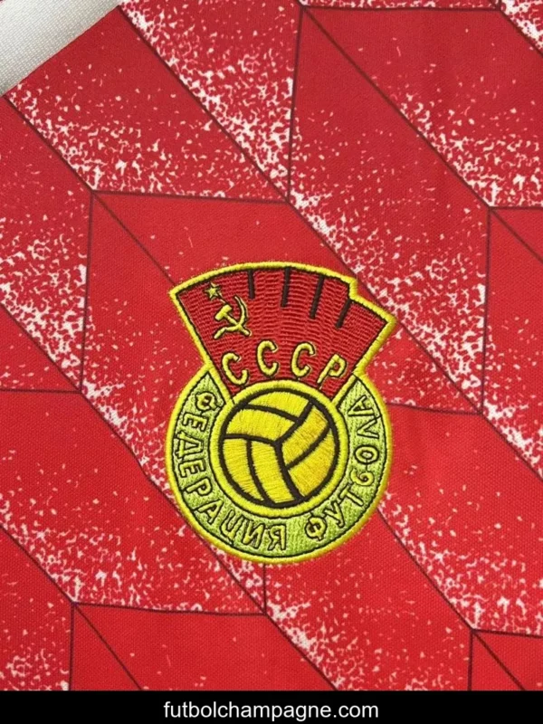 Retro 88_89 USSR Home Soccer Jersey - Image 3