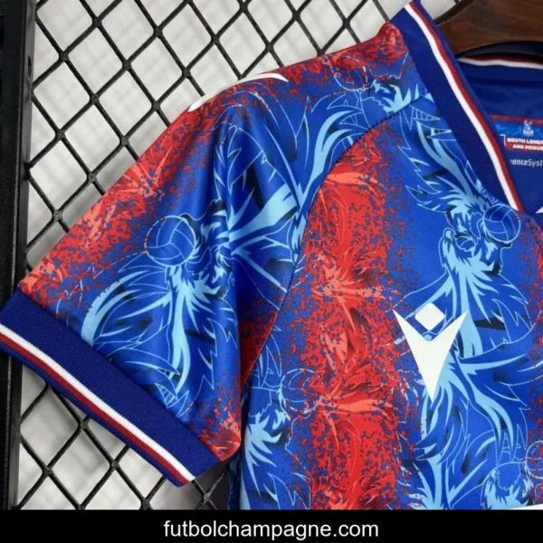24_25 Kids Crystal Palace Home Jersey - Image 6