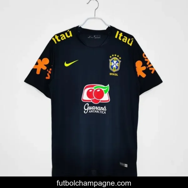 Retro 2020 Brazil Dark Green Home Soccer Jersey - Image 5