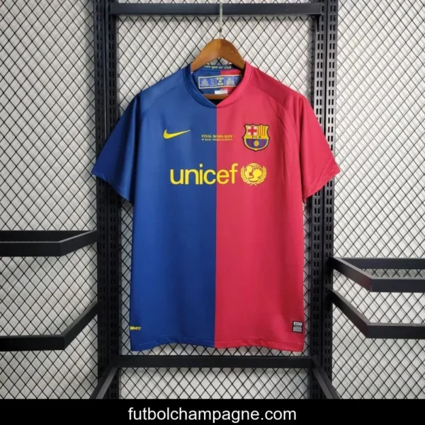 Retro 08-09 Barcelona Home Soccer Jersey - Image 4