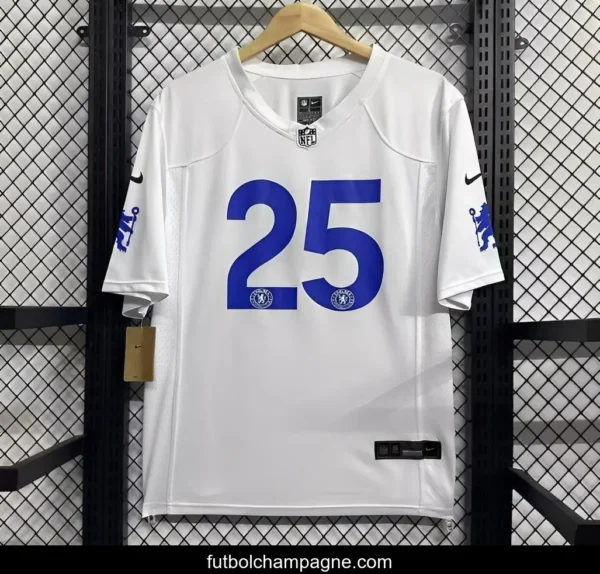 25_26 Chelsea NFL White Jersey - Image 2