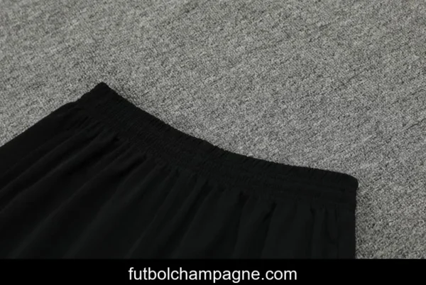 24_25 Manchester United White Short Sleeve Jeresy+Shorts - Image 4