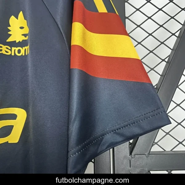 91_92 Retro Roma Away Jersey - Image 4