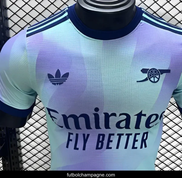 Player Version 24_25 Arsenal Third Blue Jersey - Image 2