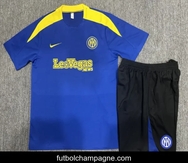 24_25 Kids Inter Milan Short Sleeve Jersey+Shorts - Image 2