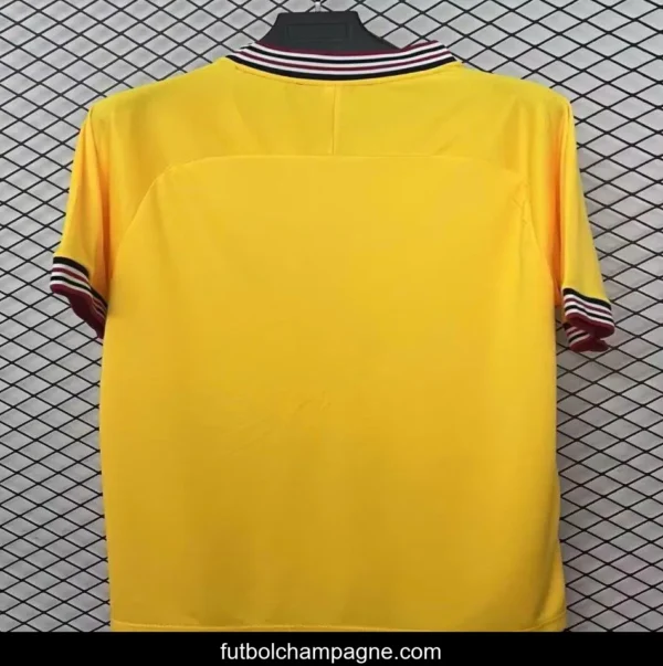 Retro 86_87 Sunderland Patrick Third Yellow Jersey - Image 2