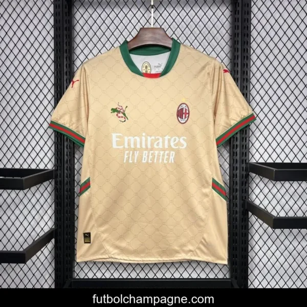24_25 AC Milan x Gucci Golden 125th Anniversary Jersey - Image 3