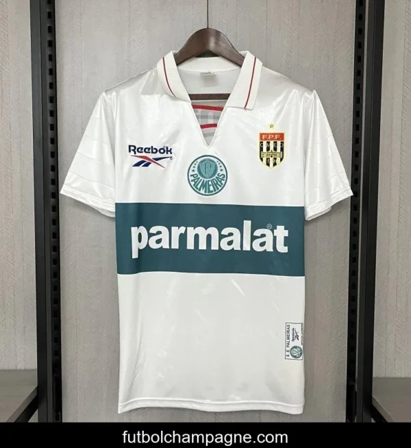 Retro 96_97 Palmeiras Third White Jersey - Image 2