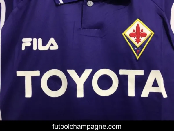 Retro 99_00 Fiorentina Home Soccer Jersey - Image 3