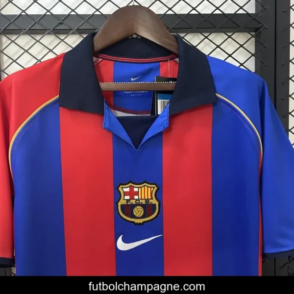 01_02 Retro Barcelona Home Jersey - Image 4