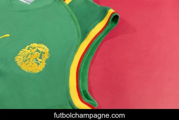 Retro 2002 Cameroon Home Soccer Jersey - Image 4