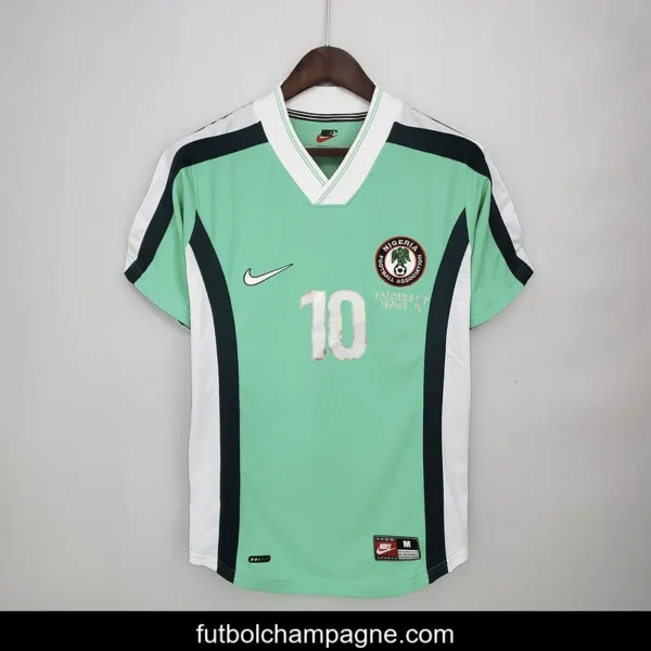 Retro Nigeria 1998 home Soccer Jersey - Image 3