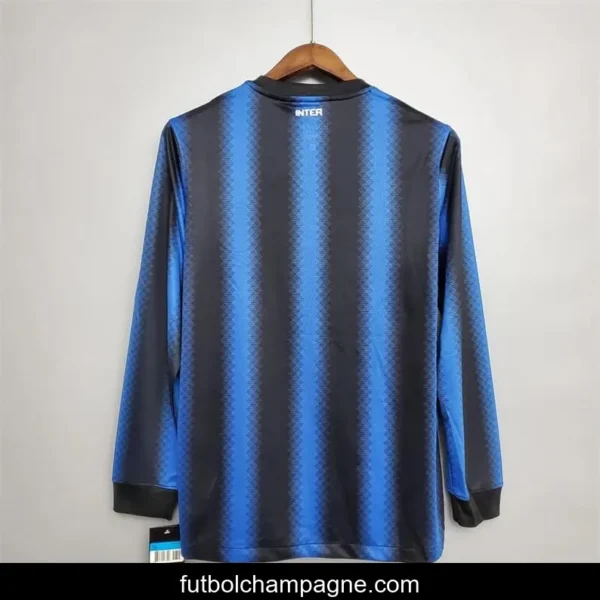 Retro 10_11 Inter Milan Home Long Sleeve Jersey - Image 6