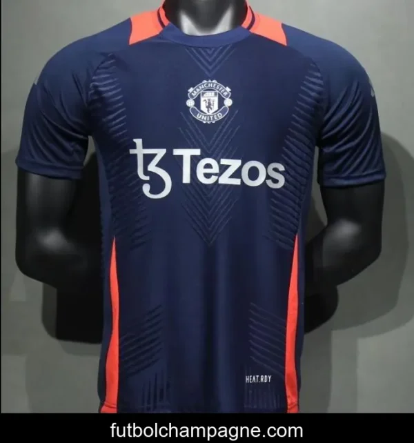 Player Version 24_25 Manchester United Navy Pre-Match Jersey - Image 2