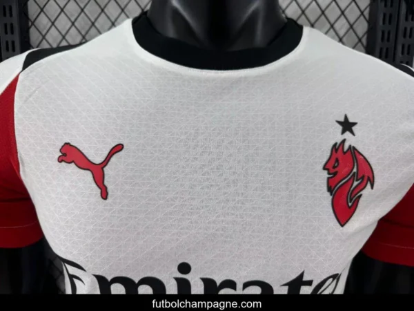 Player Version 25_26 AC Away White Jersey - Image 5