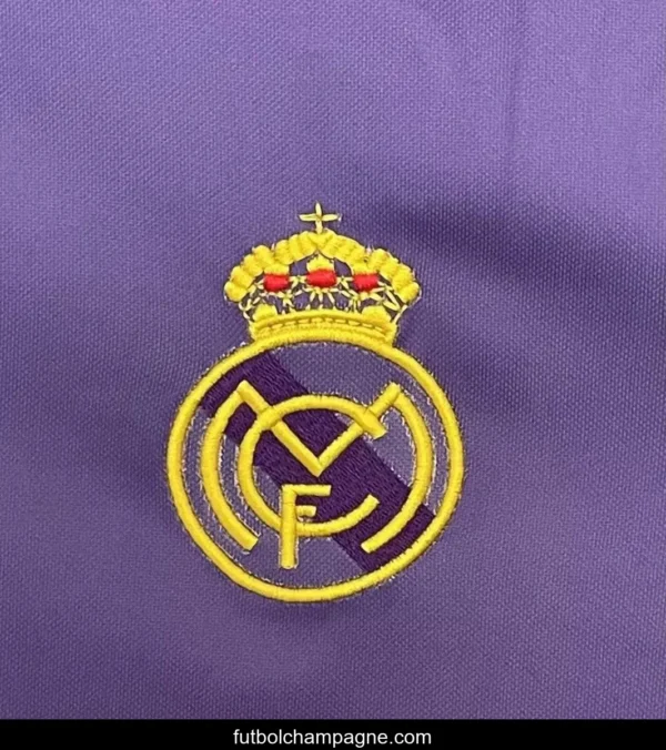 Retro 84_85 Real Madrid Away Purple Jersey - Image 2
