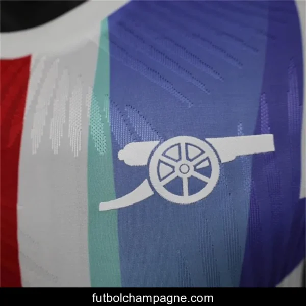 24_25 Player Version Arsenal Pre-Match Mash-up Jersey - Image 5