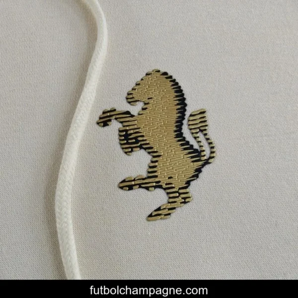2024 Juventus Black_Navy_Grey_Beige_White Hoodie With Golden Badge - Image 4