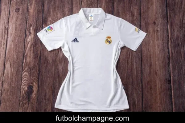 RETRO 01_02 Real Madrid Home Champion League Jersey (No Sponsor) - Image 5