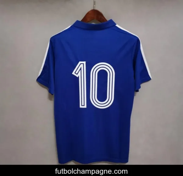 Retro 1984 France Home Soccer Jersey - Image 5