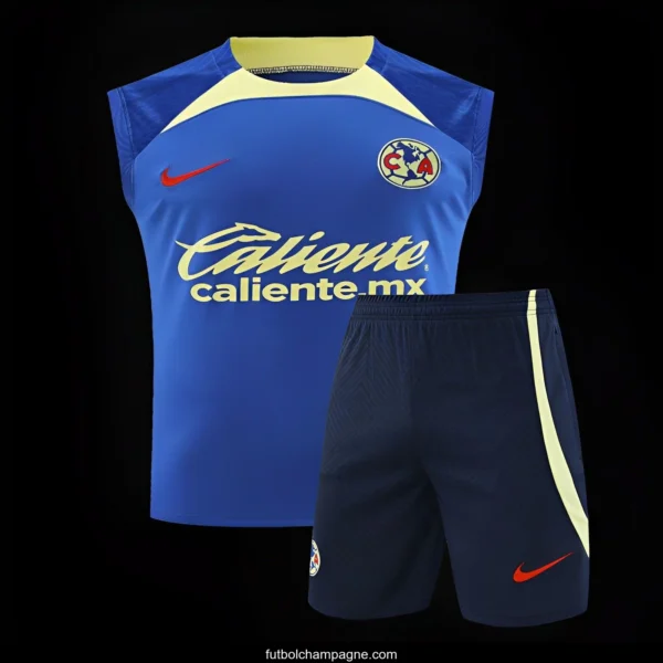 24_25 Club America Blue_Yellow Vest Jeresy+Shorts - Image 5