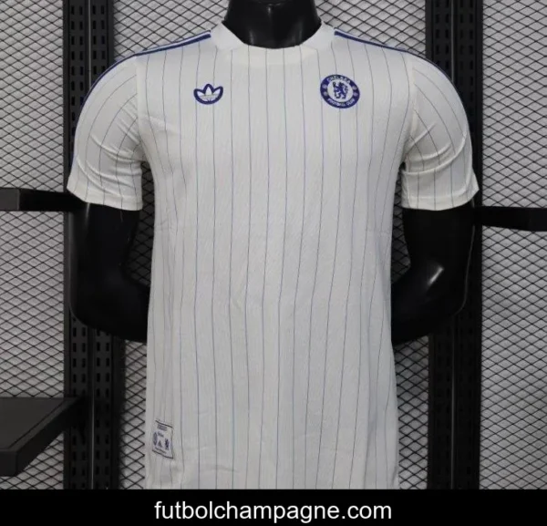 Player Version 25_26 Chelsea Adidas Original Terrace Icons WHITE Jersey - Image 2