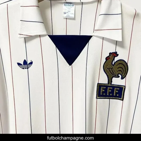 Retro 1982 France Away Long Sleeve Jersey - Image 4