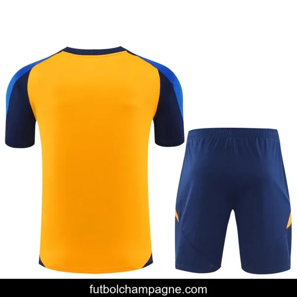 24_25 Juventus Orange_Navy Short Sleeve Jersey+Shorts - Image 5