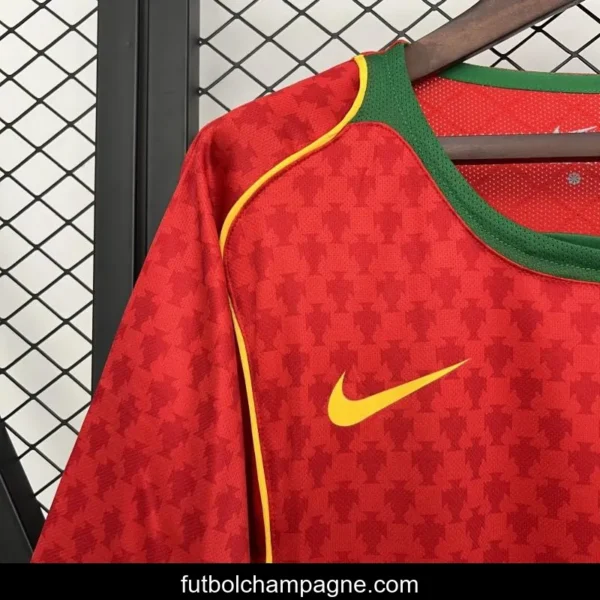 2004 Retro Portugal Home Jersey - Image 4