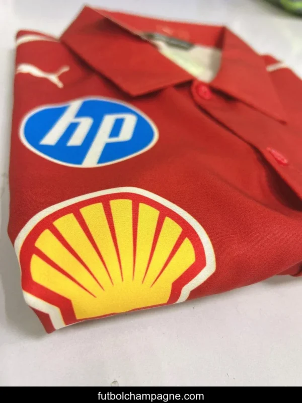 Scuderia Ferrari 2025 Team Short Sleeve Shirt - F1 Racing Style - Image 4