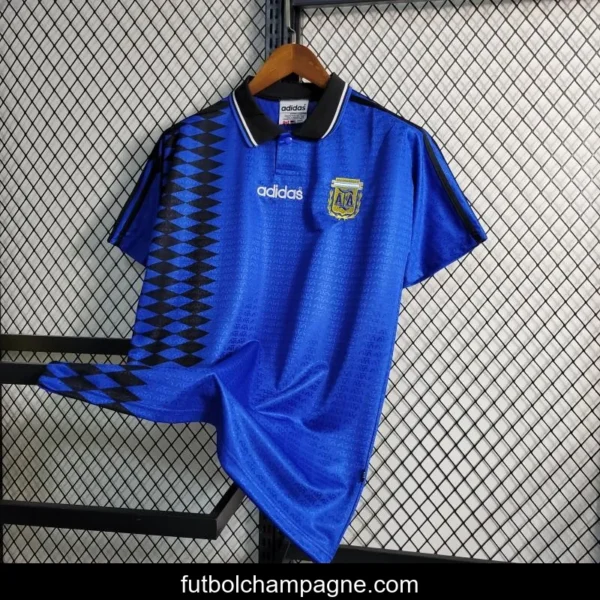 Retro 1994 Argentina Away Blue Jersey - Image 4