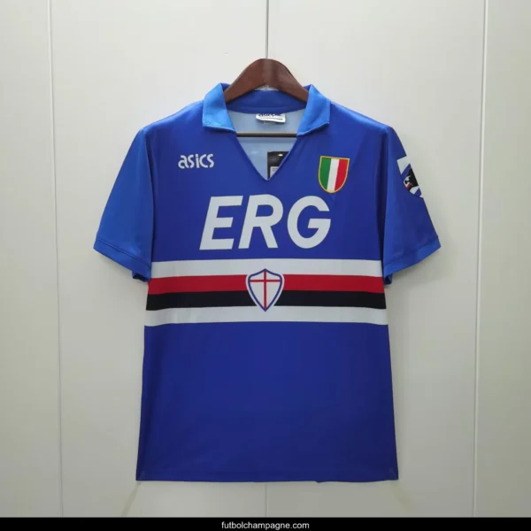 Retro 91_92 Sampdoria Home Jersey - Image 6