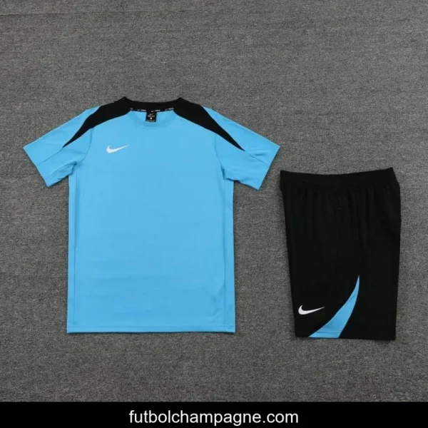 24_25 Nike Blue_black Short Sleeve Jersey+Shorts - Image 7