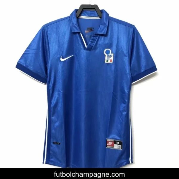 Retro 1998 Italy Home Soccer Jersey - Image 3