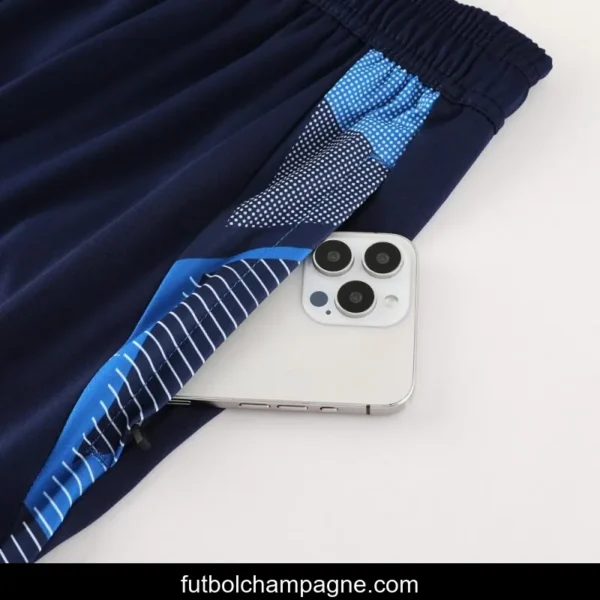 24_25 Adidas Blue Short Sleeve Jersey+Shorts - Image 4